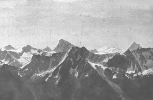 The Dent Perroc and Neighbouring Peaks